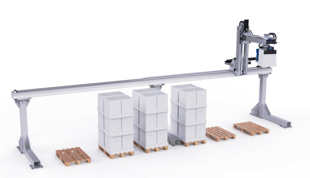 portale heavy-duty per pallettizzazione automatica