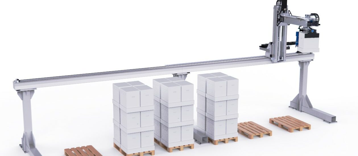 portale heavy-duty per pallettizzazione automatica