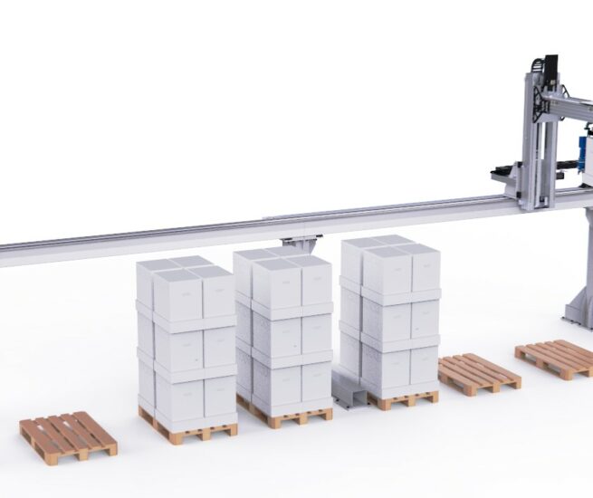 portale heavy-duty per pallettizzazione automatica