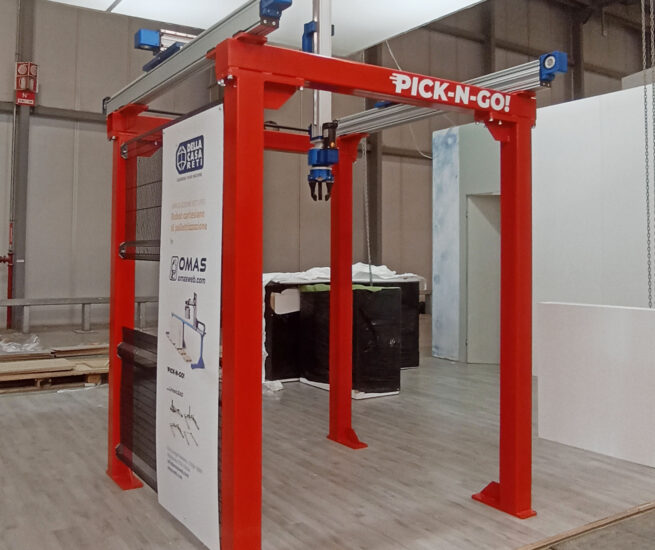 Robot pallettizzatore a portale