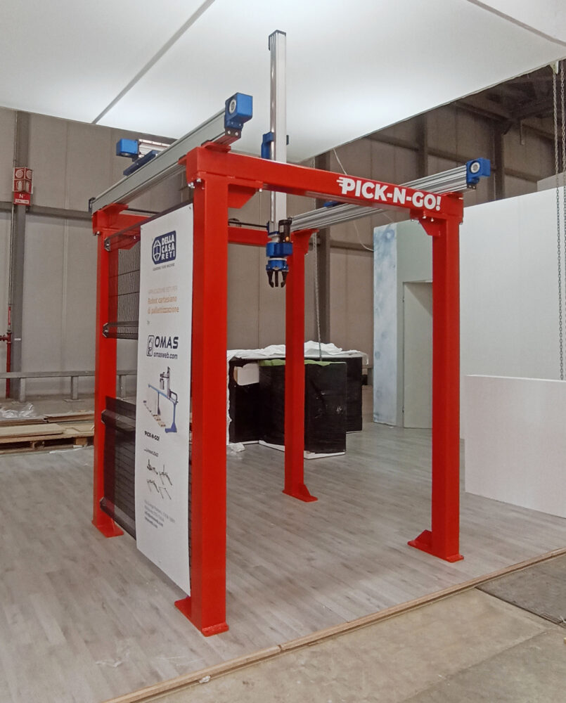 Robot pallettizzatore a portale