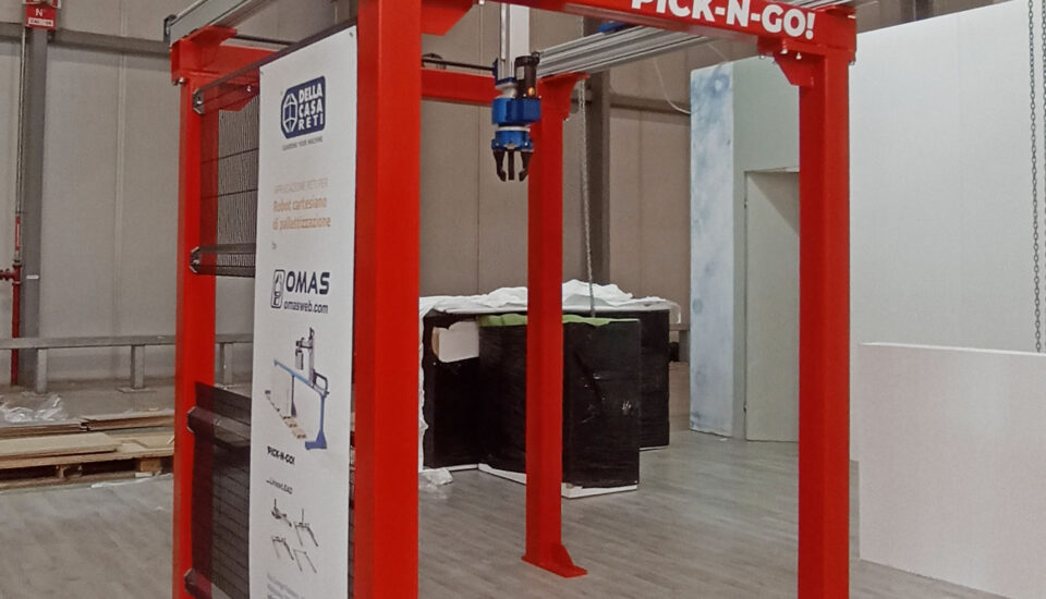 Robot pallettizzatore a portale