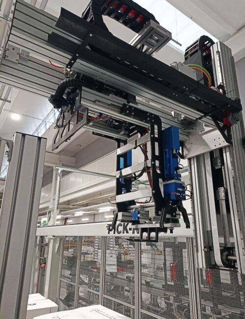 Pallettizzatore automatico cartesiano